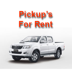 Pickup's for rent in Hua Hin